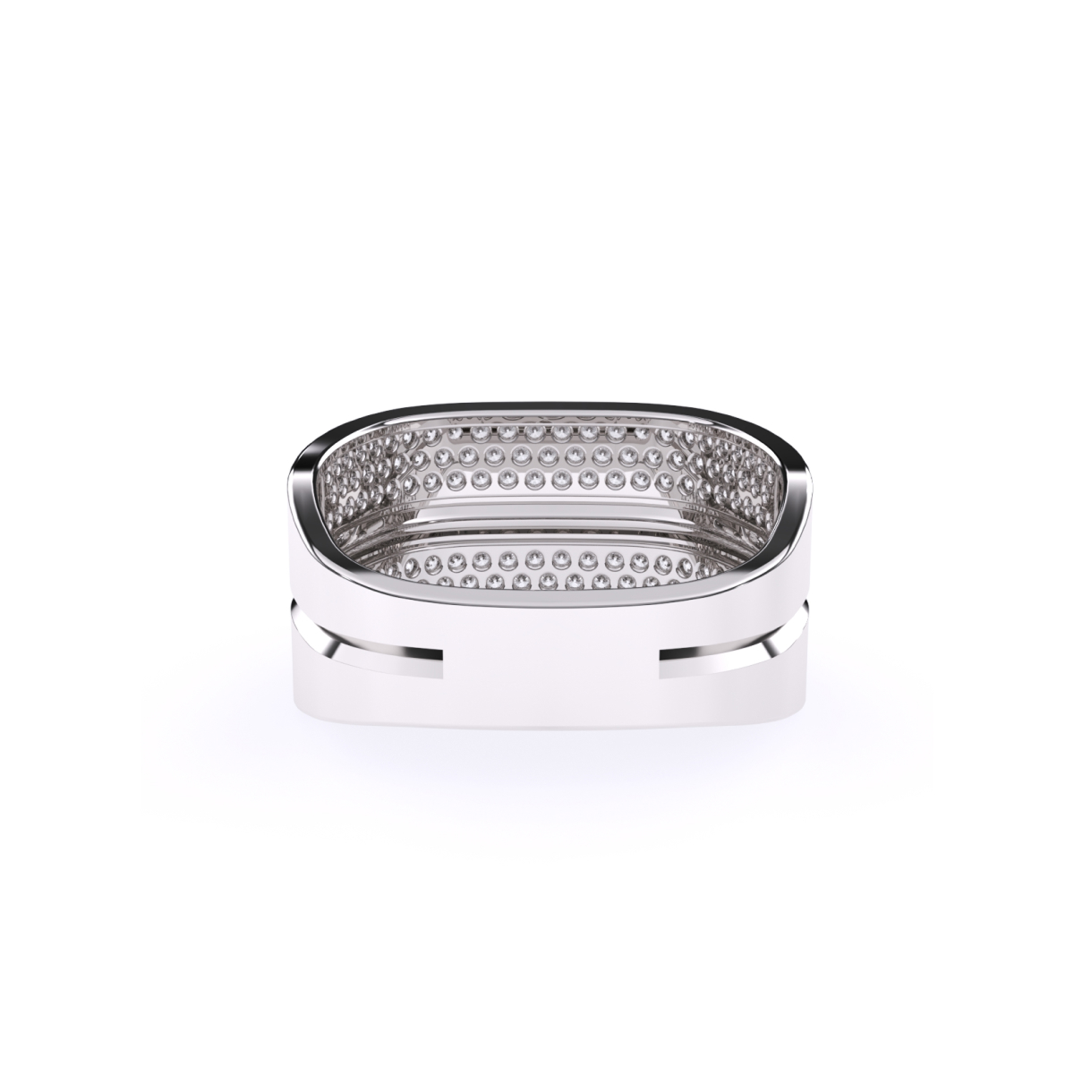 Round Lab Grown Diamond Men’s Ring